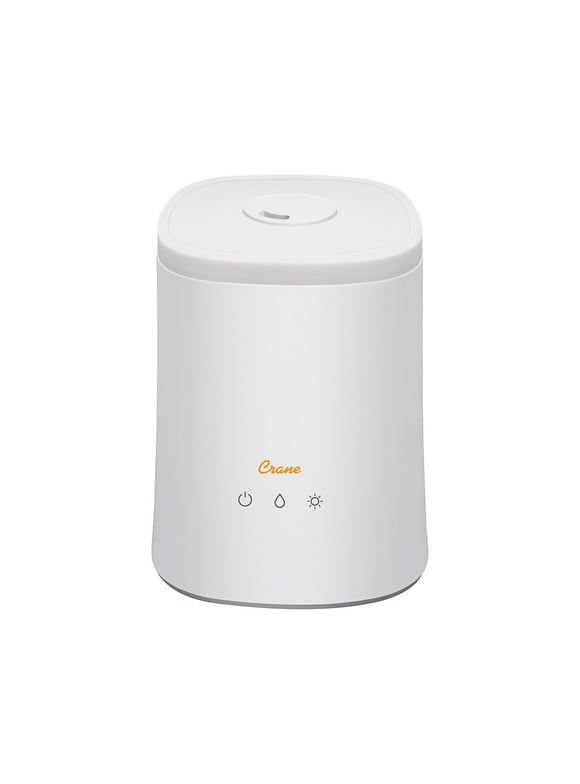 Crane 1.2 Gallon Cool Mist Top Fill Humidifier & Aroma Diffuser for Medium to Large Rooms