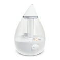 thumbnail image 1 of Crane White Drop Ultrasonic Cool Mist Teardrop Humidifier, 1 Gallon, Auto Shut-Off, Baby Humidifier for Nursery and Bedroom, 1 of 8
