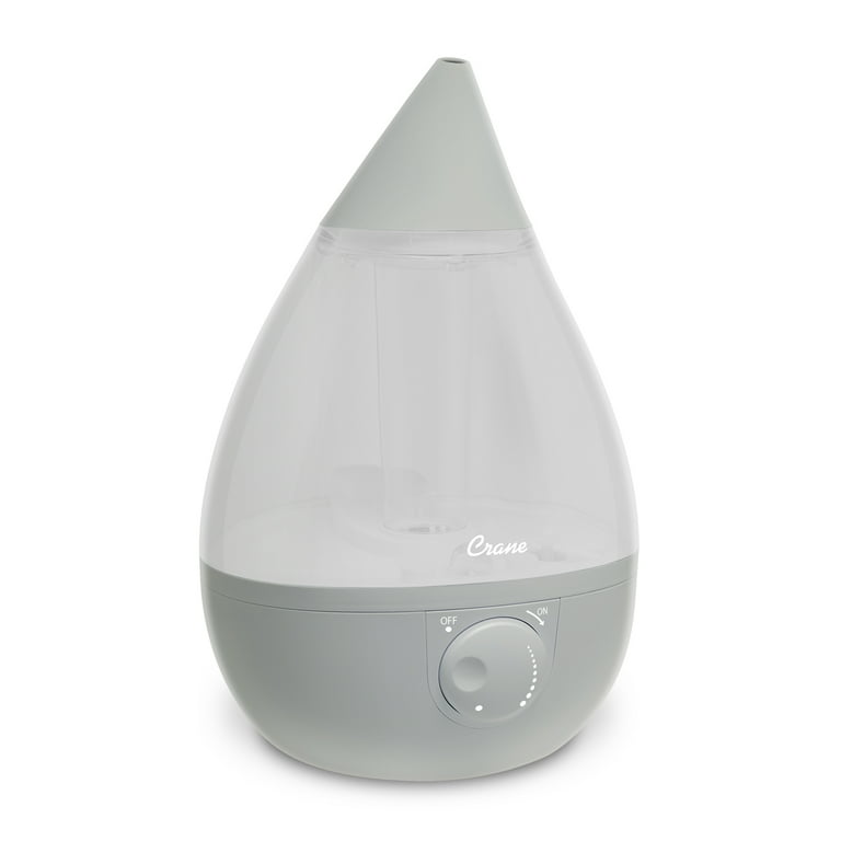 Crane Ultrasonic Teardrop Cool Mist Humidifier, Large 1 Gal