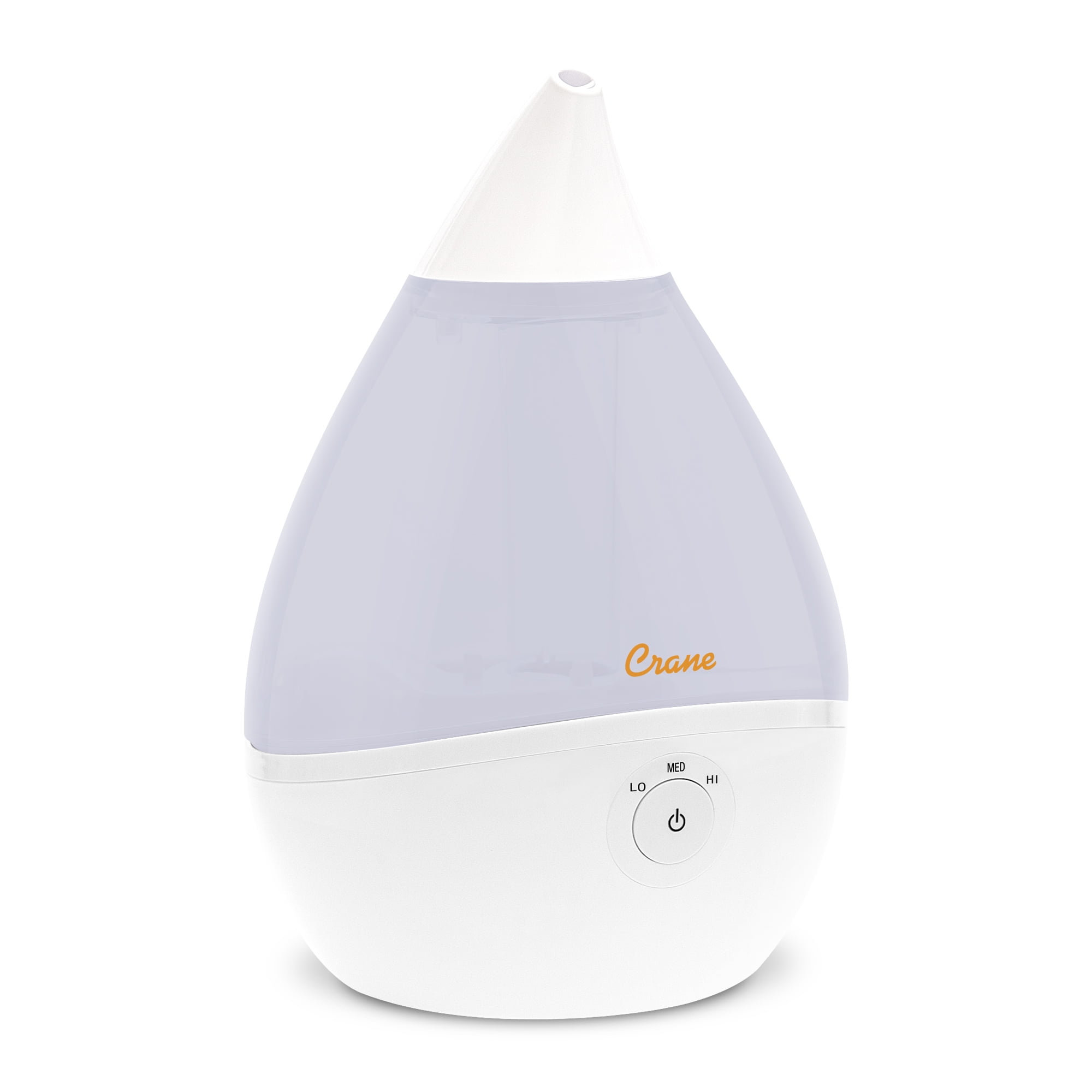White Ultrasonic Cool Mist Humidifier with Auto Shutoff