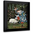 thumbnail image 1 of Crane, Walter 12x14 Black Modern Framed Museum Art Print Titled - Hind in the Wood - In the Forest, 1 of 5