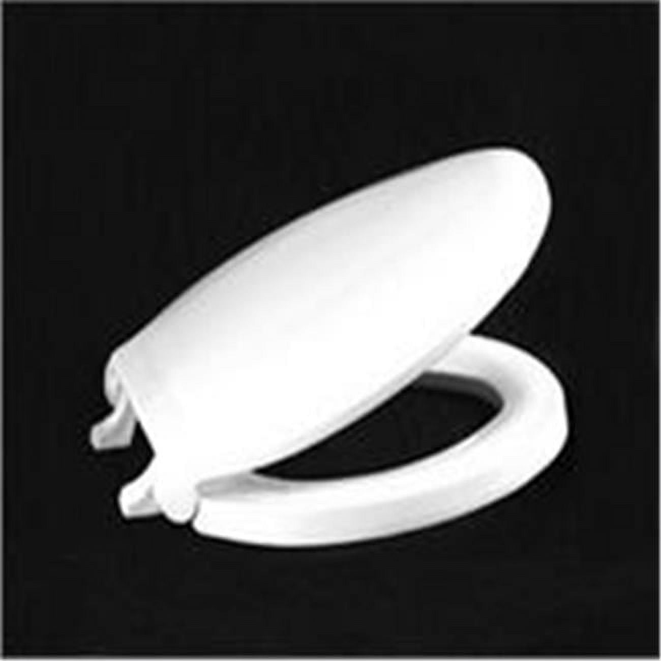 Crane White Elongated Luxury Plastic Toilet Seat