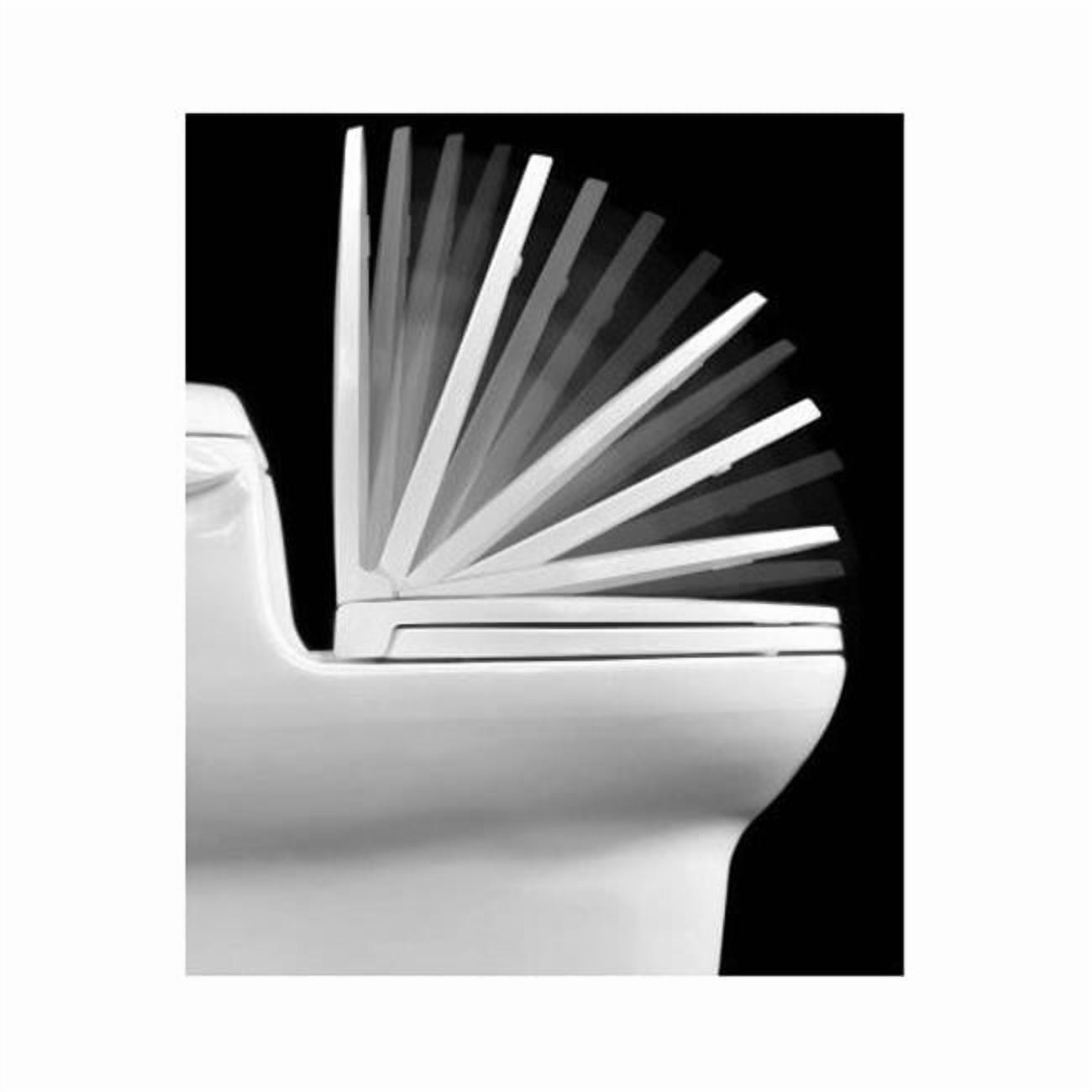 Crane White Luxury Safety Close Toilet Seat