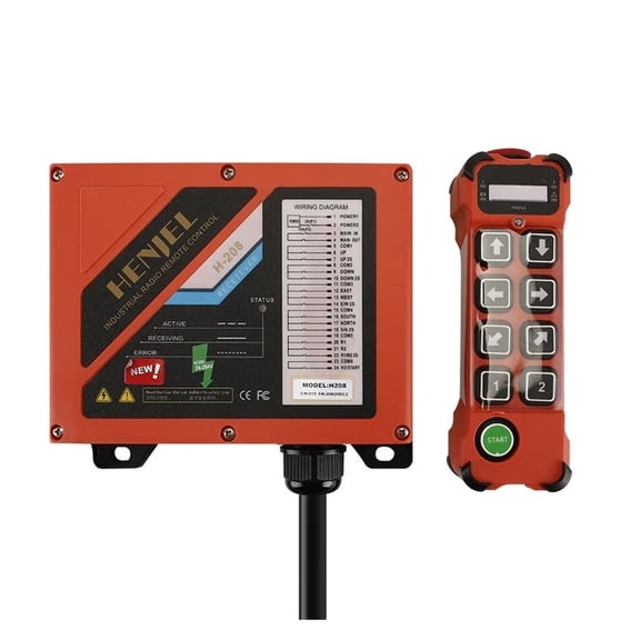 Crane Wireless Control Double Speed Waterproof Switch DC 12v 24v Waterproof And Dustproof Industrial Remote Control ,Quick Response