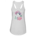 thumbnail image 1 of Crane With Peony Flowers Tank Women -Image by Shutterstock, Female XX-Large, 1 of 2