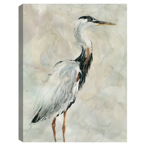 Crane at Dusk I by Carol Robinson Canvas Art Print