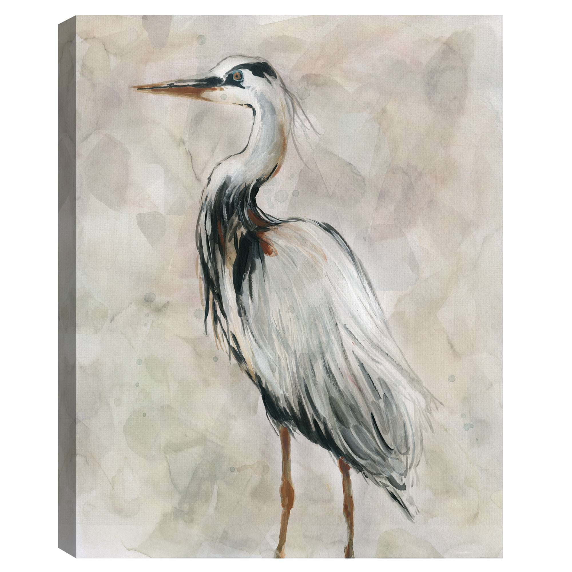 Crane at Dusk II by Carol Robinson Canvas Art Print