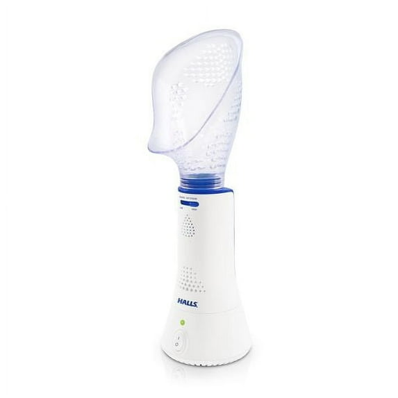 Crane x HALLS ® Corded Steam Inhaler, White for Personal Humidification and Sinus Relief