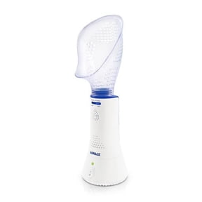 Crane x Halls® Corded Steam Inhaler with Mask for Personal Humidification and Sinus Relief, Portable and Lightweight