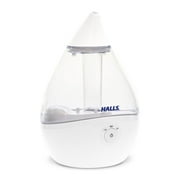 Crane x HALLS  Droplet Cool Mist Humidifier, 0.5 GAL, Clear/White
