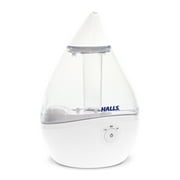 Crane x HALLS® Droplet Cool Mist Humidifier, 0.5 GAL, Clear/White