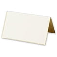 thumbnail image 1 of Cranes Kid Ecru Gold Bordered Bulk Place Card, 1 of 2