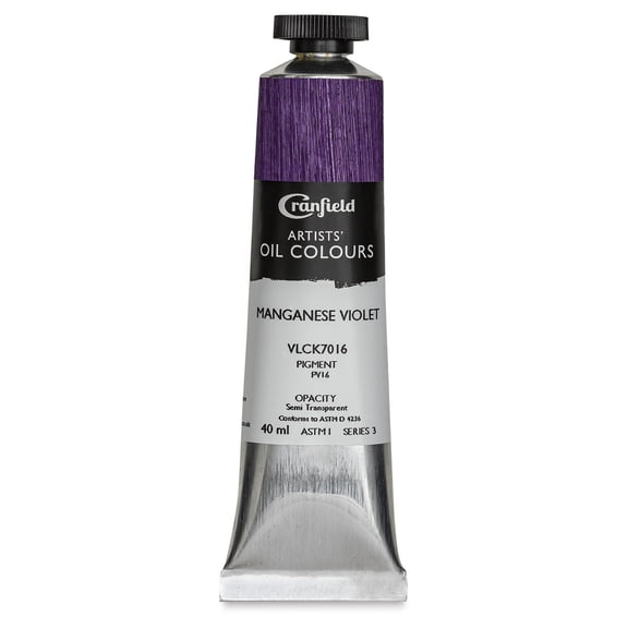 Cranfield Artists' Oils - Manganese Violet, 40 ml, Tube