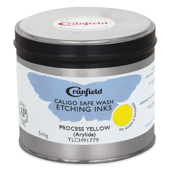 Cranfield Caligo Safe Wash Etching Ink - Process Yellow (Arylide), 500 g Can