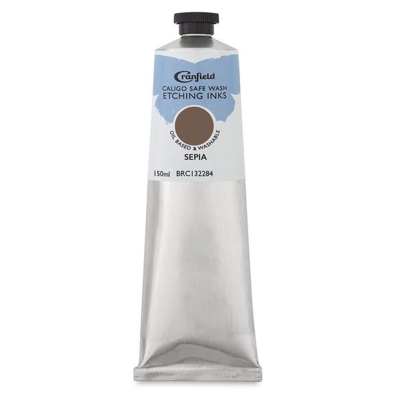 Cranfield Caligo Safe Wash Etching Ink - Sepia (Hue), 150 ml Tube