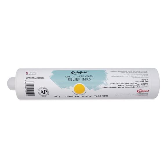 Cranfield Caligo Safe Wash Relief Ink Cartridge - Diarylide Yellow, 300 g