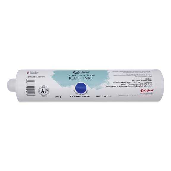 Cranfield Caligo Safe Wash Relief Ink Cartridge - Ultramarine, 300 g