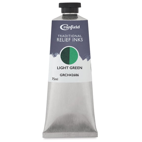 Cranfield Traditional Relief Ink - Light Green, 75 ml