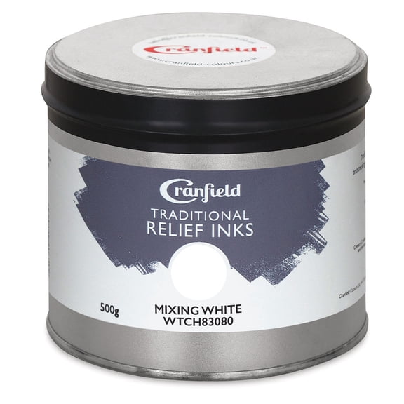 Cranfield Traditional Relief Ink - Mixing White, 500 g