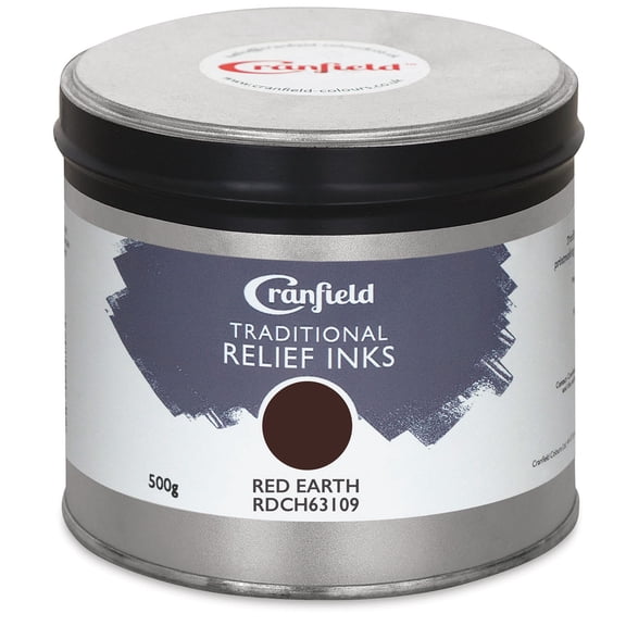Cranfield Traditional Relief Ink - Red Earth, 500 g