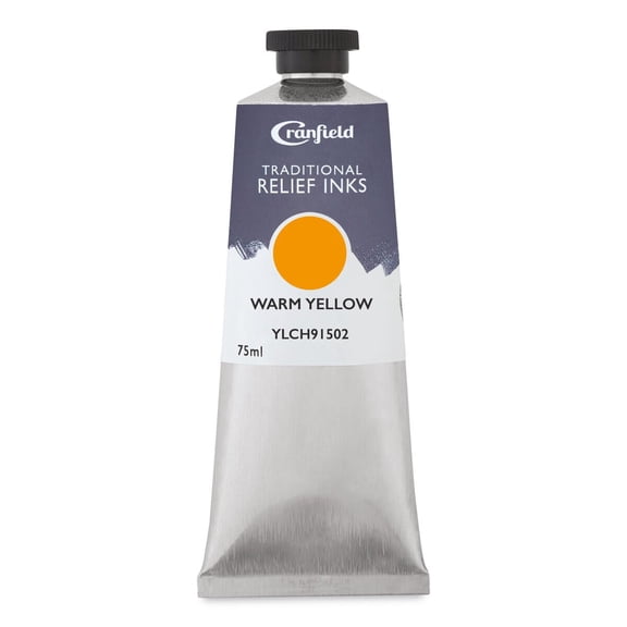 Cranfield Traditional Relief Ink - Warm Yellow, 75 ml