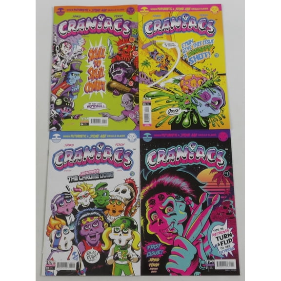 Craniacs #1-4 VF/NM complete series Joe Simko - Sholly Fisch ; Titan