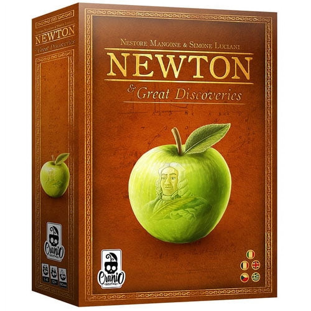 Cranio Creations Newton & Great Discoveries 2nd Edition Family Game for Kids and Adults Board Games