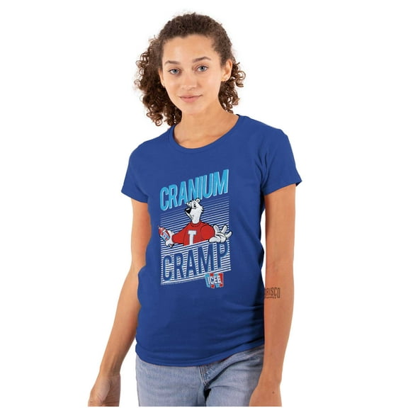 Cranium Cramp Brain Freeze Icee Women's T Shirt Ladies Tee Brisco Brands M