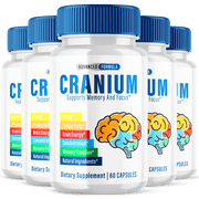 Cranium Nootropic Pills Natural Formula Brain Supplement 300 Capsules