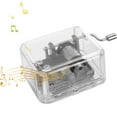 thumbnail image 1 of Crank Acrylic Music Box Hand Crank, Perfect Thanksgiving Birthday Gift for Mom Dad, 1 Box, 1 of 5