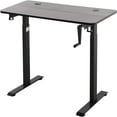 - Crank Adjustable Height Standing Desk Game Office Computer with USB