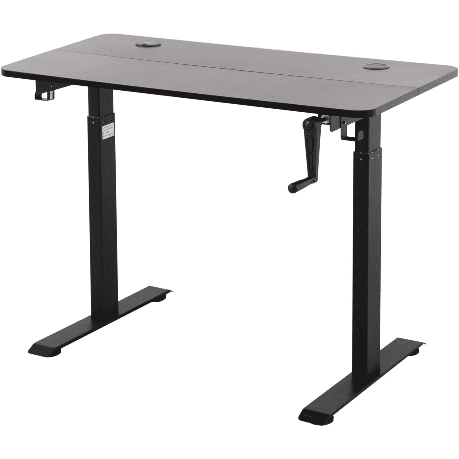  Crank Adjustable Height Standing Desk Game Office Computer with USB
