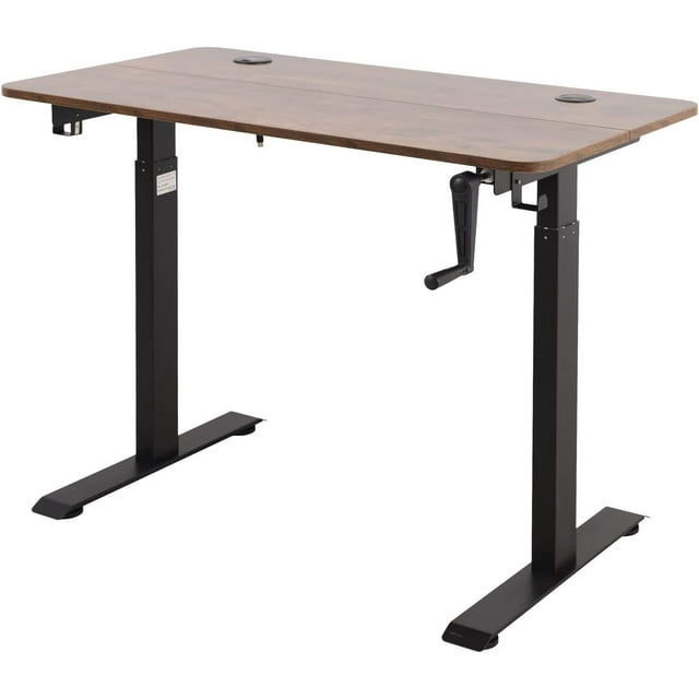  Crank Adjustable Height Standing Desk Game Table Home Office Table