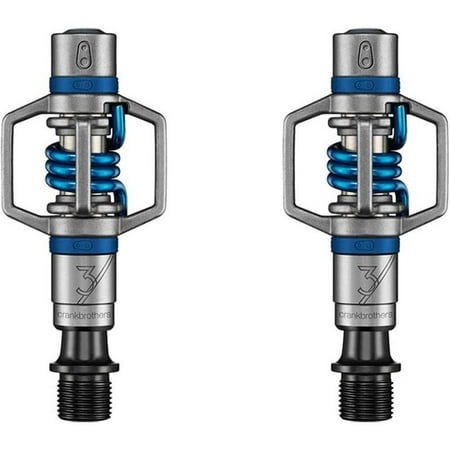 Crank Brothers Egg Beater 3 Dual Sided Clipless Pedals 9/16" Alloy Electric Blue