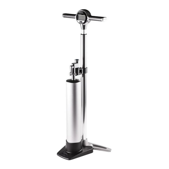 Crank Brothers Klic Floor Pump: Digital Gauge, Compression Canister