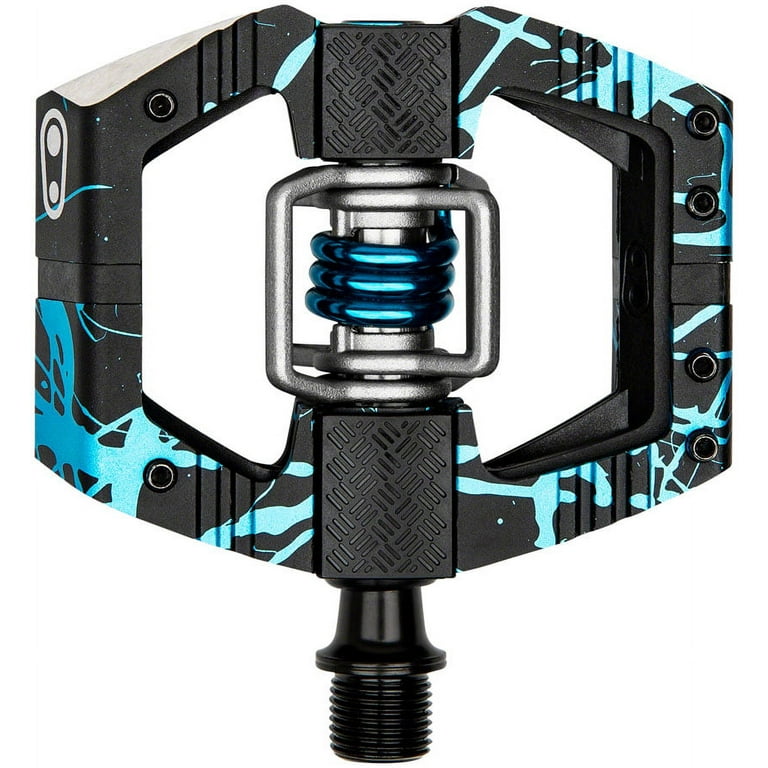 Crank Brothers Mallet E Dual Sided Clipless Pedals 9 16 Limited Splatter Blue