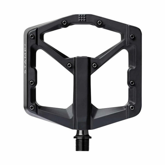 Crank Brothers Stamp 2 Platform Pedals 9/16" Alloy Body Adjustable Pins Black SM