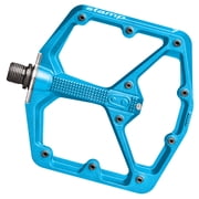 Crank Brothers Stamp 7 Platform Pedals 9/16" Aluminum Body Electric Blue Large