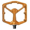 thumbnail image 1 of Crank Brothers Stamp 7 Platform Pedals 9/16" Aluminum Body Hex Pins Orange Large, 1 of 2