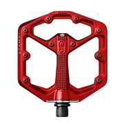 Crank Brothers Stamp 7 Platform Pedals 9/16" Aluminum Body Hex Pins Red Large