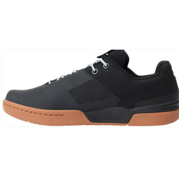 Crank Brothers Stamp Lace Men's Flat Shoe - Black/Silver/Gum, Size 12.5