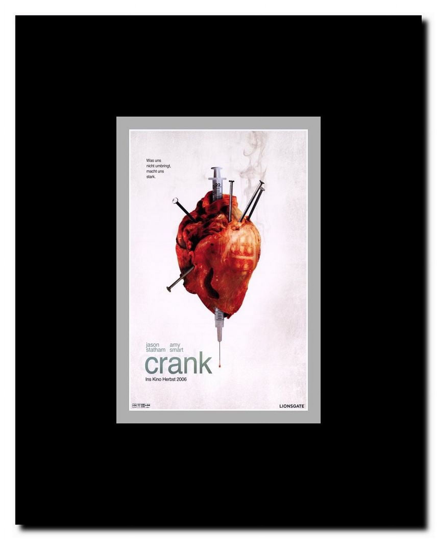Crank - German - style A Framed Movie Poster