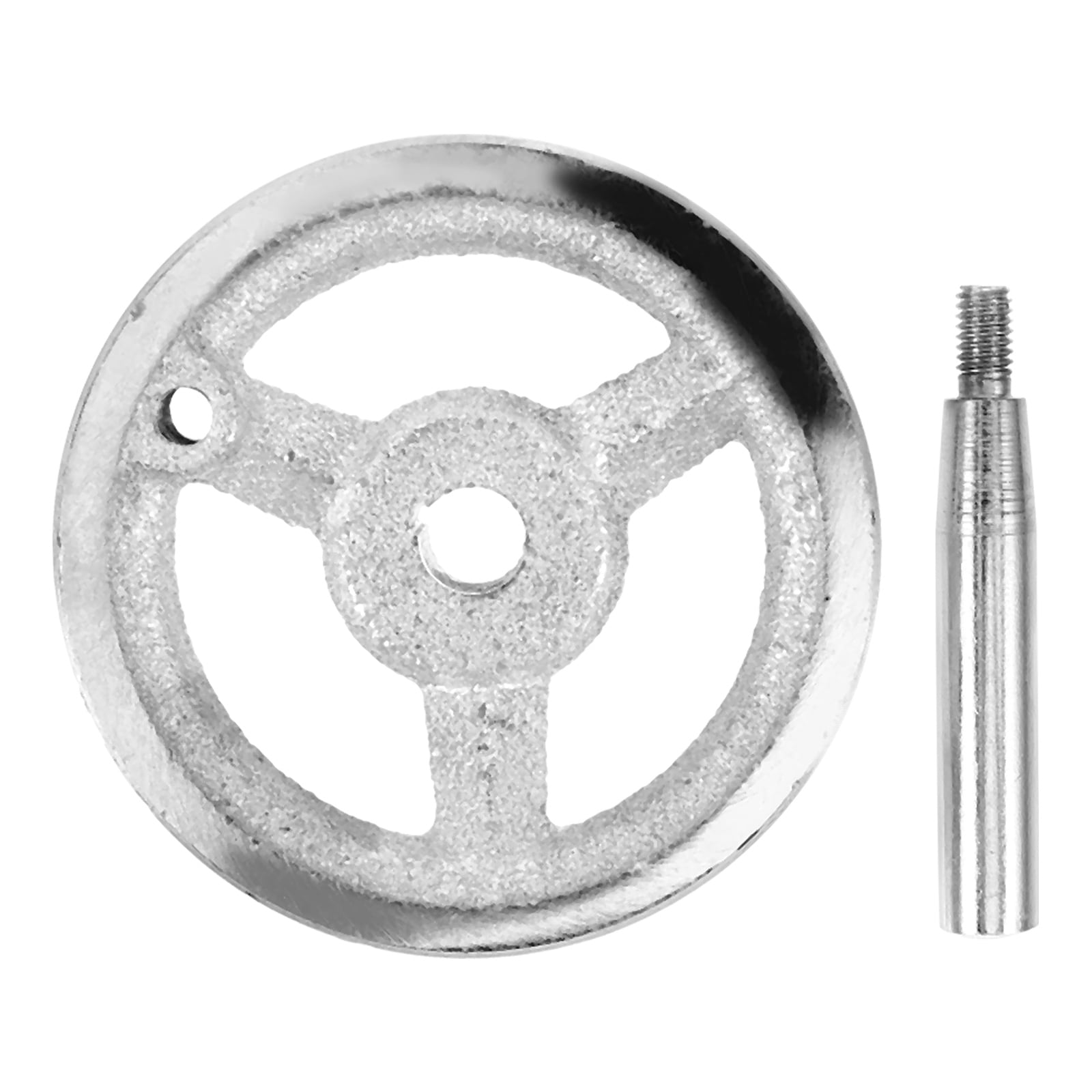 Crank Handle Lathe Hand Wheel Revolving Knob Carbon Steel Hand Round