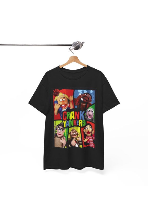 Crank Yankers Tshirt Comedy Sketch Comedy Pranks Retro Unisex Heavy Cotton Tee