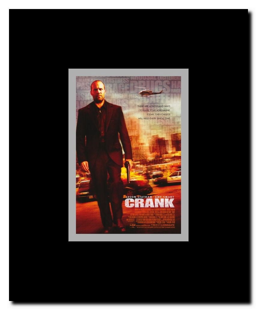 Crank - style B Framed Movie Poster