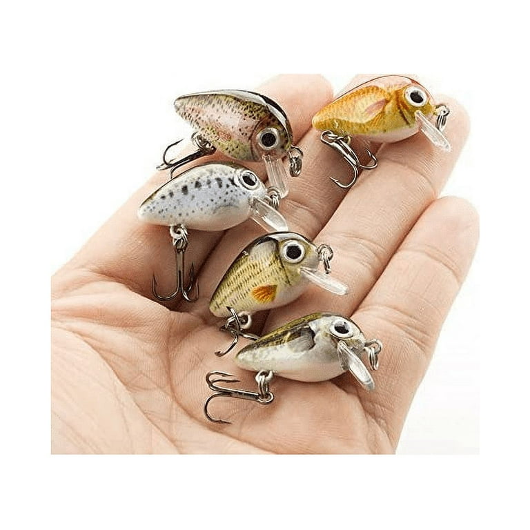 Crankbaits Set Lure Fishing Hard Baits Swimbaits Boat Ocean Topwater Lures  Kit Fishing Tackle Minnow Vib Set for Trout Bass Perch Fishing Lures with  Box 
