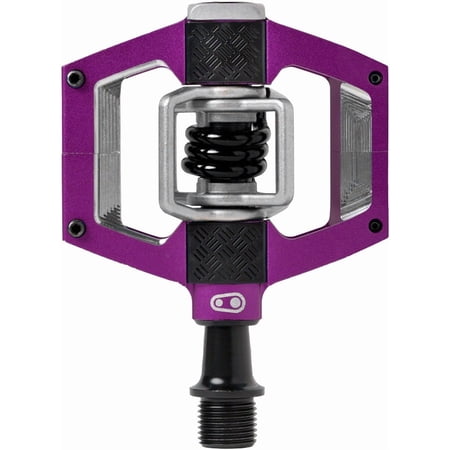 Crankbrothers Mallet Trail Pedals - Dual Sided Clipless with Platform, Aluminum, 9/16", Purple