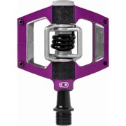 Crankbrothers Mallet Trail Pedals - Dual Sided Clipless with Platform, Aluminum, 9/16", Purple