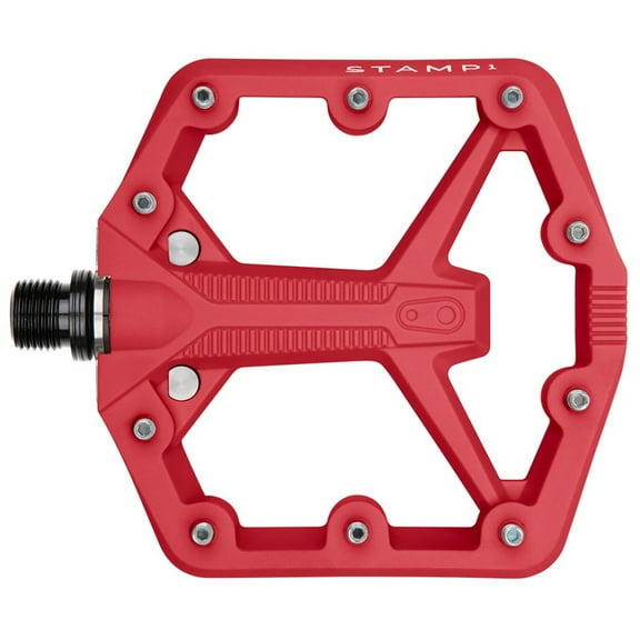Crankbrothers Stamp 1 Gen 2 Small Red MTB Mountain Bike Pedals (16812)