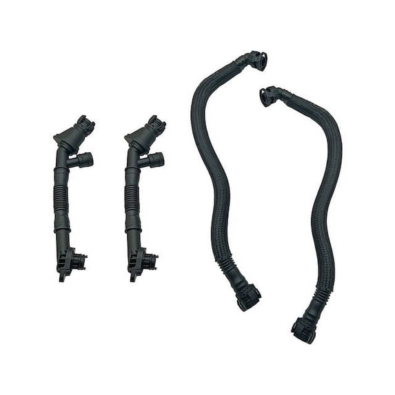 Crankcase Breather Hose Kit - Compatible with 2009 - 2015 BMW 750Li - Replacement